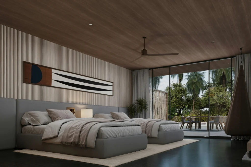 Tropical luxury villa at Anantara Zanzibar Residences with private access to beach